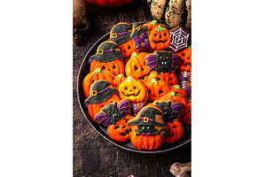 Halloween cookies in shape of, a Food & Drink Photo by Yulia Furman