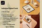 Dark Academia Affirmation Cards Zine, a Card Template by Digital Art Mahdiseño (Thumbnail 8 of 11)