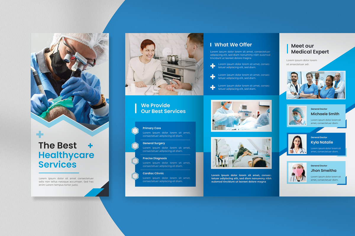 Medical Healthycare Trifold Brochure, a Brochure Template by Annora Studio (Photo 5 of 5)