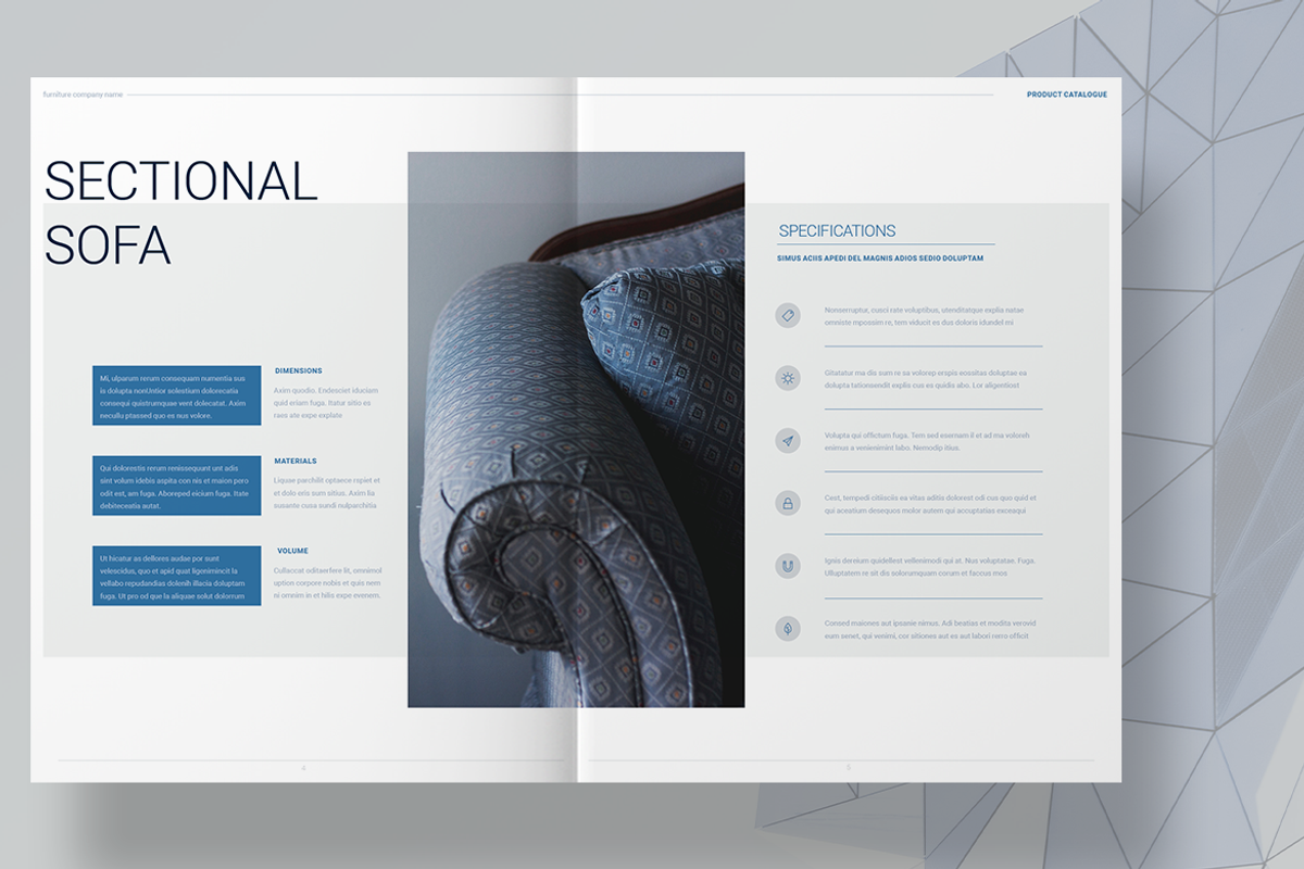 Interior Design Product Catalog, a Brochure Template by Boris Cupac