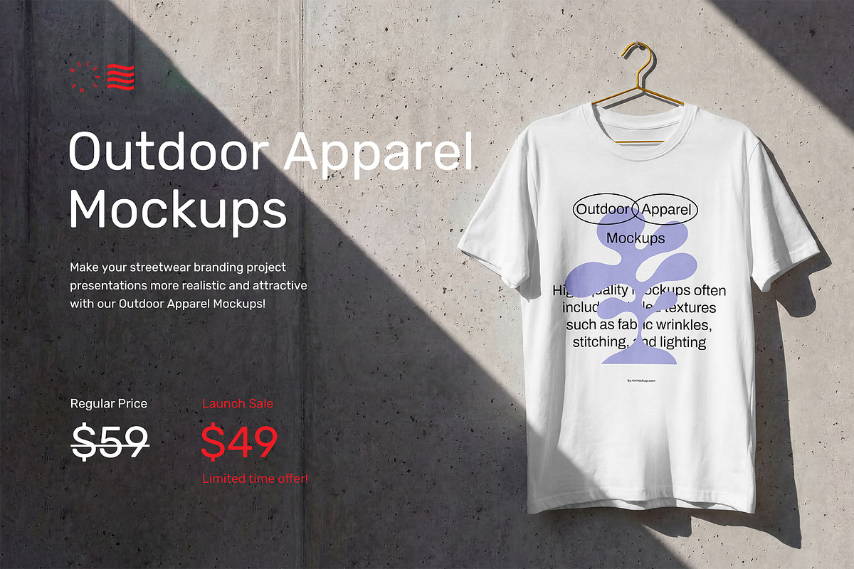 Outdoor Apparel Mockups vol.3, a Shirt Mockup by Mr.Mockup™ (Photo 2 of 10)