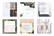 Desert Instagram Pack 12 layouts, a Social Media Template by Aloha Philly (Thumbnail 3 of 4)