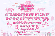 Mermaid Christmas Font, a Handwritten Font by Nobu Collections (Thumbnail 5 of 6)
