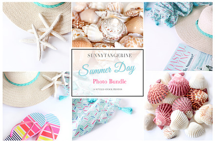 Summer Day - Stock Photos Bundle, a Background Photo by SunnyTangerine Stock