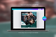 Canva Fitness / Gym Flyer, a Flyer Template by DesignDevisers (Thumbnail 7 of 9)