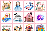 Editable Kids Daily Routine Cards, a Card Template by LA Design (Thumbnail 6 of 10)