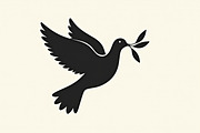 Peace Dove Silhouette Bundle, an Illustration by BIPLOB EXPERT (Thumbnail 6 of 21)