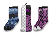 Sock mockup set realistic, an Apparel Mockup by arseavin project (Thumbnail 4 of 4)
