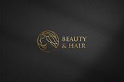 beauty and hair logo feminine, a Branding & Logo Template by Mariyana (Thumbnail 3 of 5)