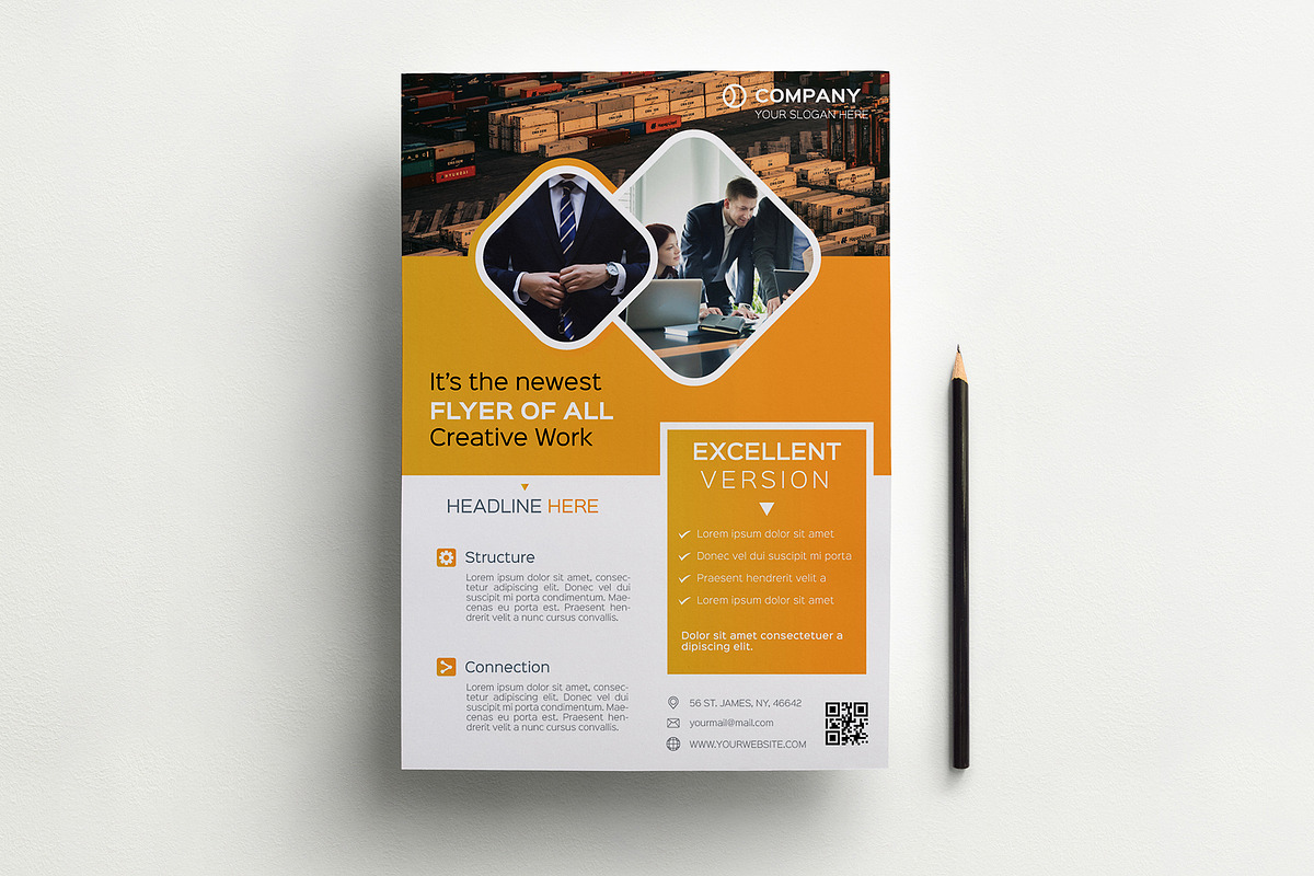 Corporate Flyer, a Flyer Template by ideaz_sabbir (Photo 10 of 11)