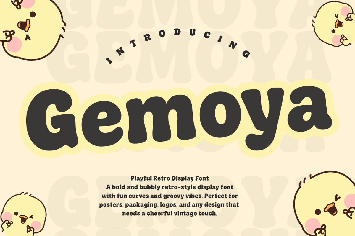 Gemoya font, a Handwritten Font by cocodesign (Photo 1 of 8)