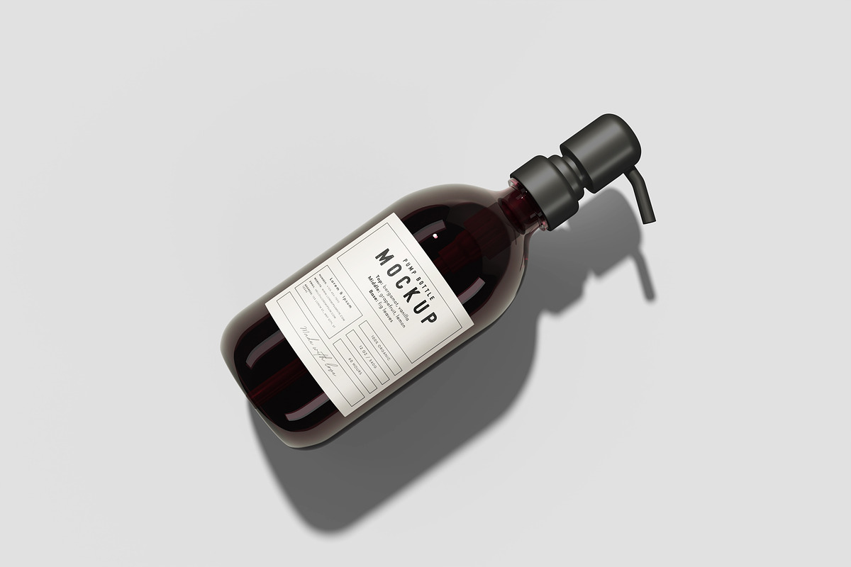 Pump Bottle Mockup, a Packaging Mockup by Hazzpro_Std (Photo 5 of 5)