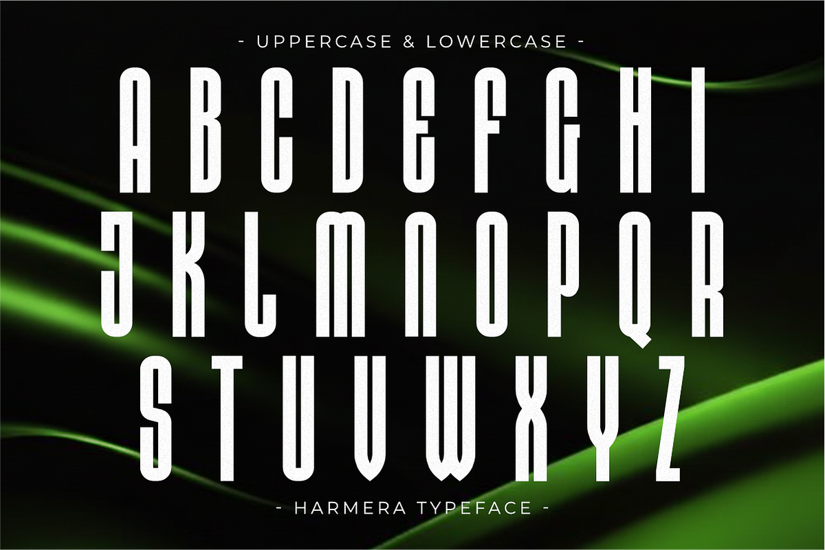 Harmera - Condensed Sans Serif Font, a Sans Serif Font by Pian45 Studio (Photo 6 of 8)