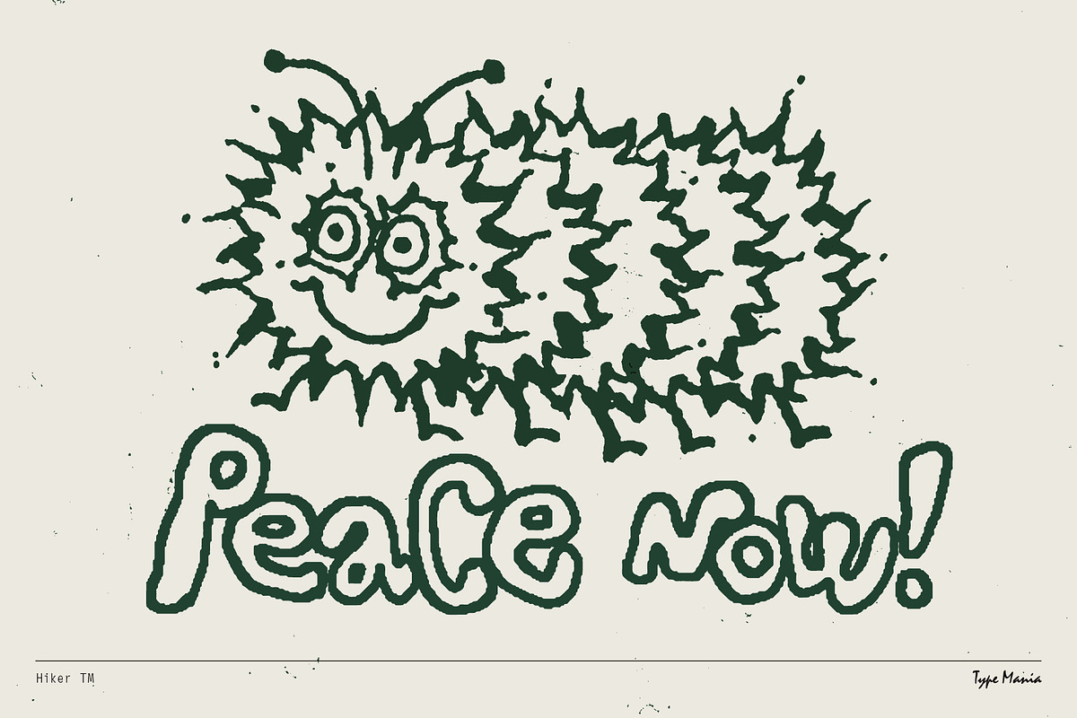 Hiker TM – Quirky Script, a Handwritten Font by Type Mania (Photo 10 of 11)