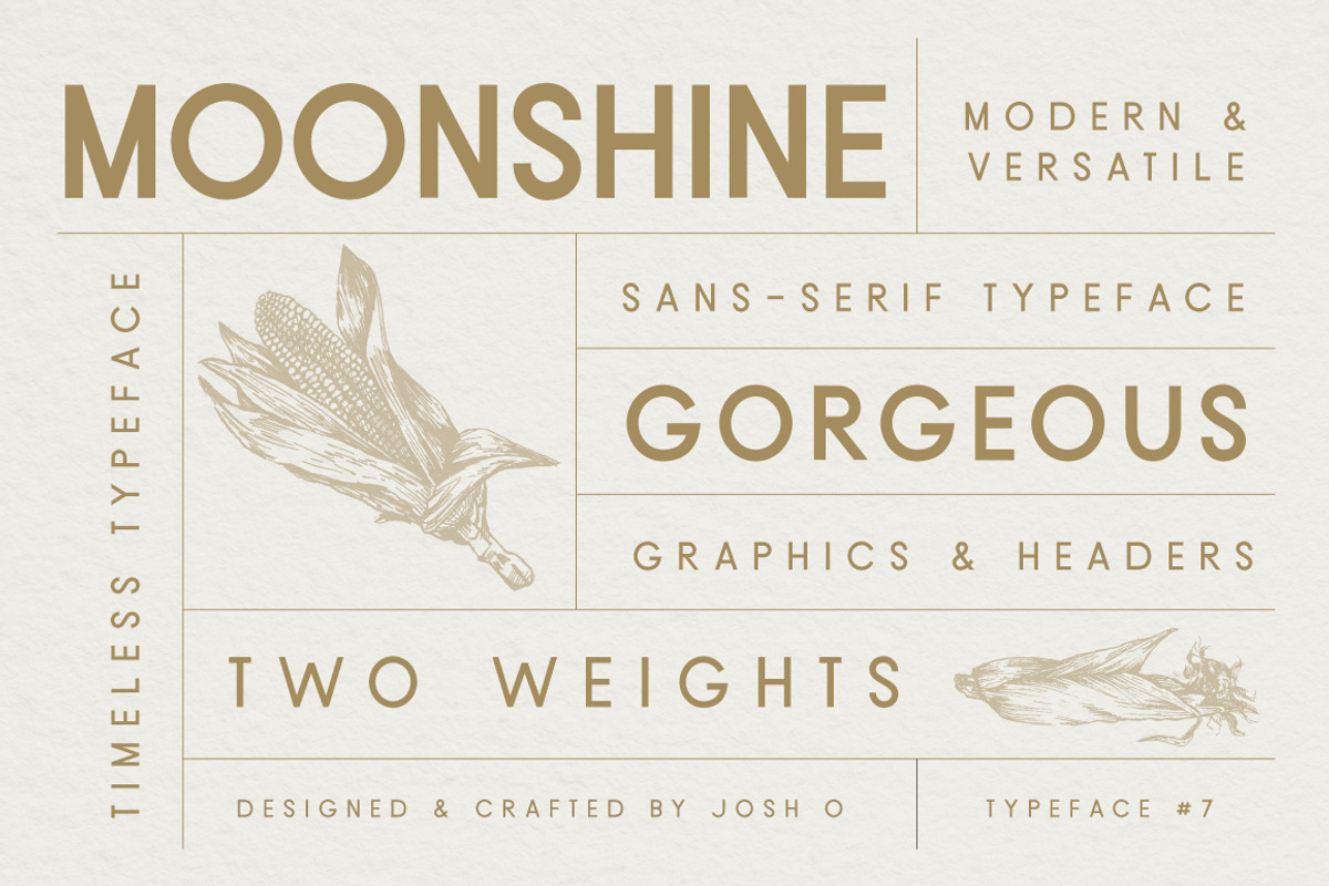 Sans Serif Typeface Collection, a Sans Serif Font by Josh O. (Photo 4 of 8)