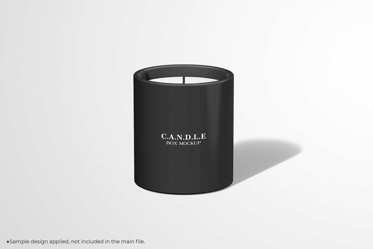 Candle With Cube Box Package Mockup, a Packaging Mockup by Sheikhadesign (Photo 12 of 12)
