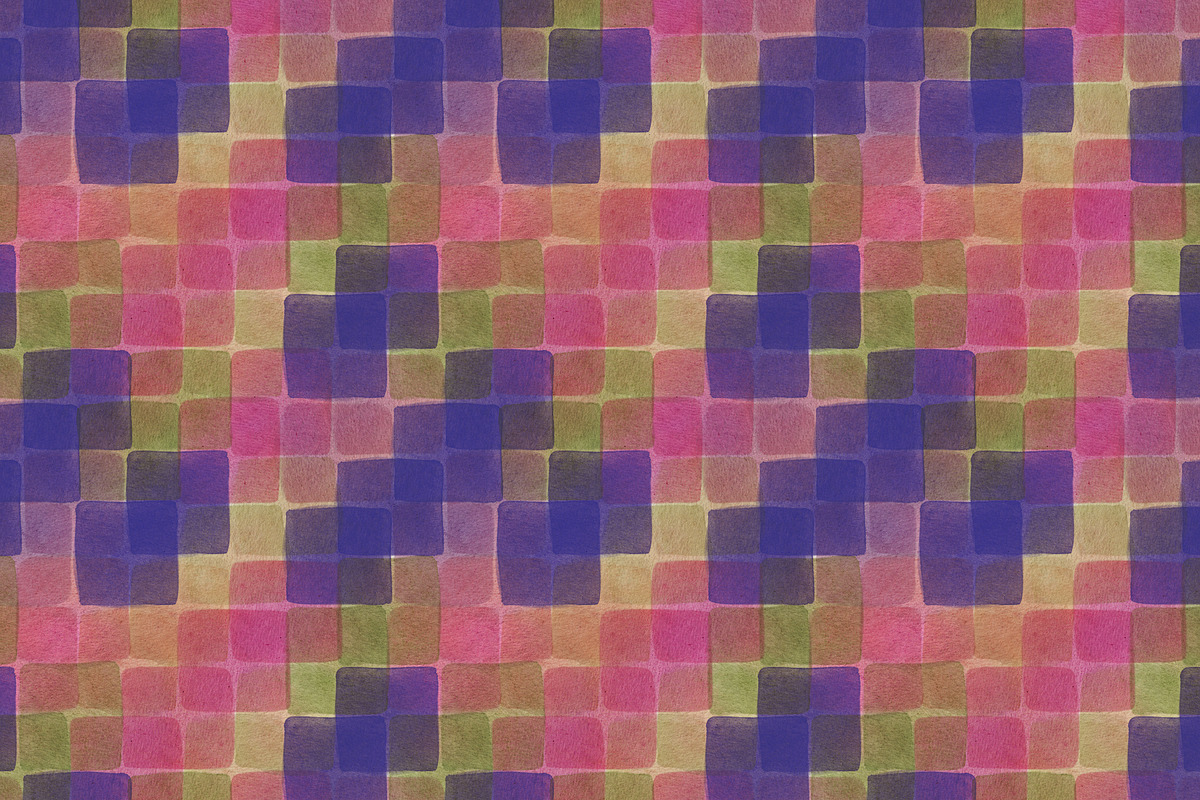 Dopamine Watercolour Collection, a Pattern Graphic by Maria Budarkiewicz (Photo 5 of 15)