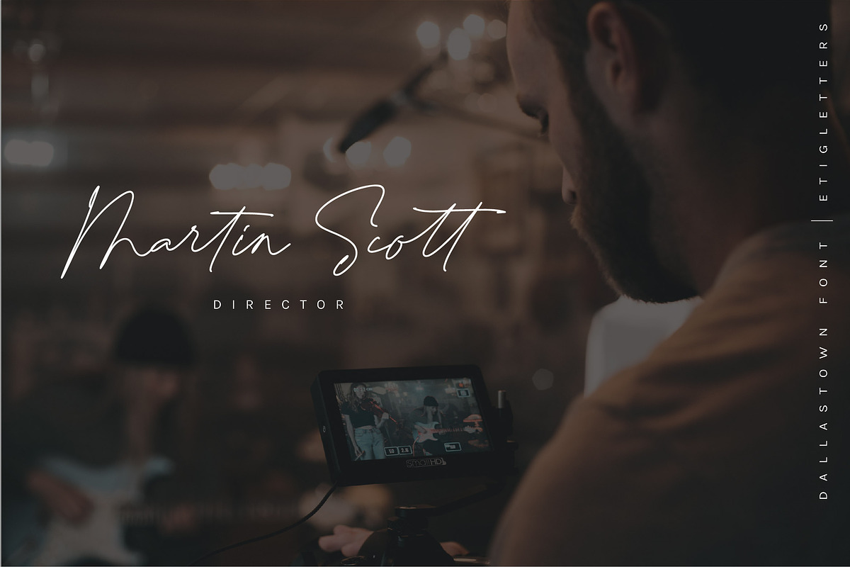 Dallastown - Script Font preview 5