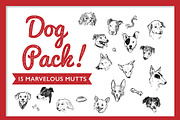 Dog Pack! 15 Marvelous Mutts, an Illustration by dear uncle (Thumbnail 1 of 4)