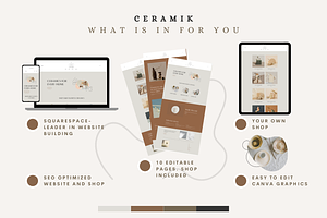 Ceramik Squarespace 7.1 Template