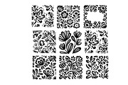 DOODLE FLORAL PATTERNS 20 SVG, a Pattern Graphic by SketchArtStudio (Thumbnail 2 of 3)
