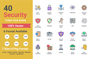 Security, an Outline Icon by Color Cubes (Thumbnail 1 of 5)