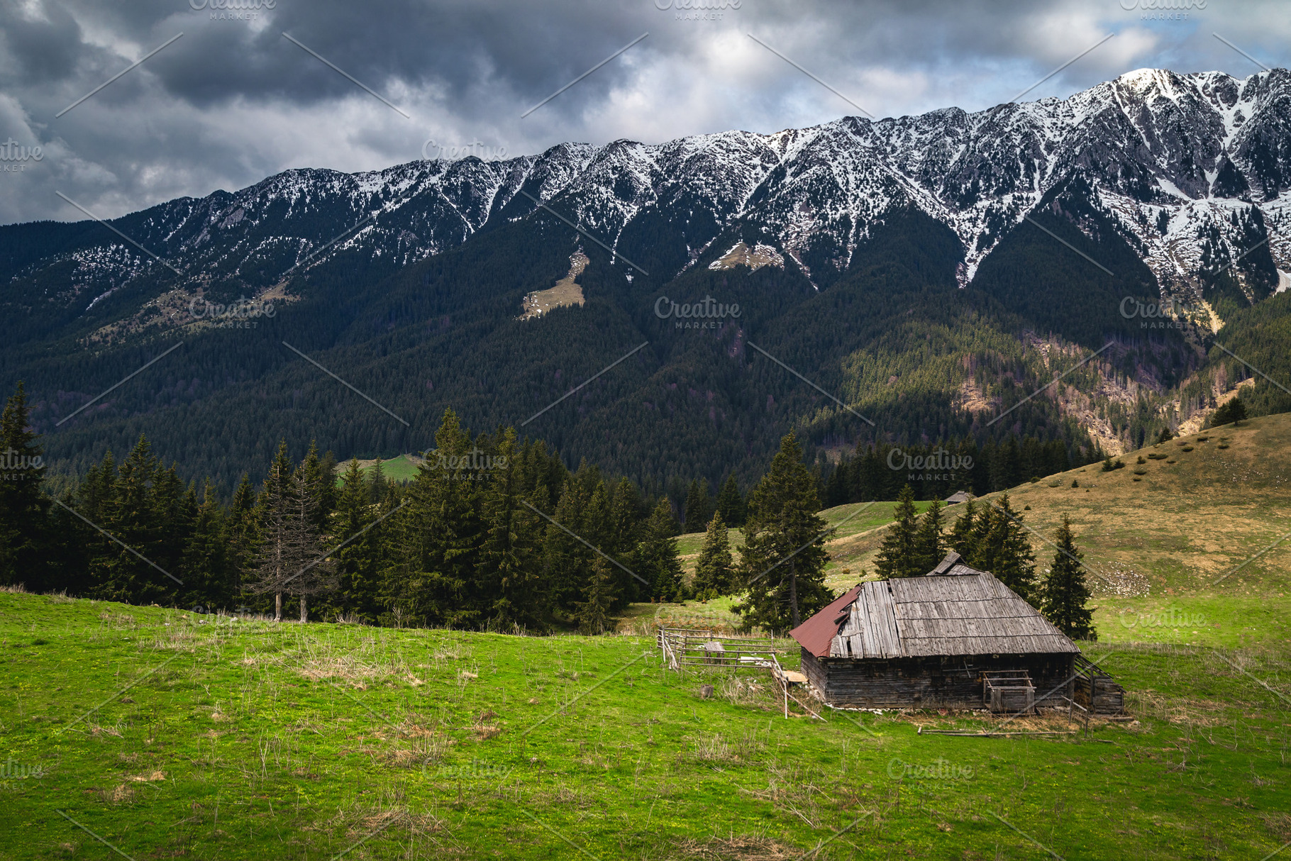 Alpine pasture landscape, an Architecture Photo by Alpine Dreams