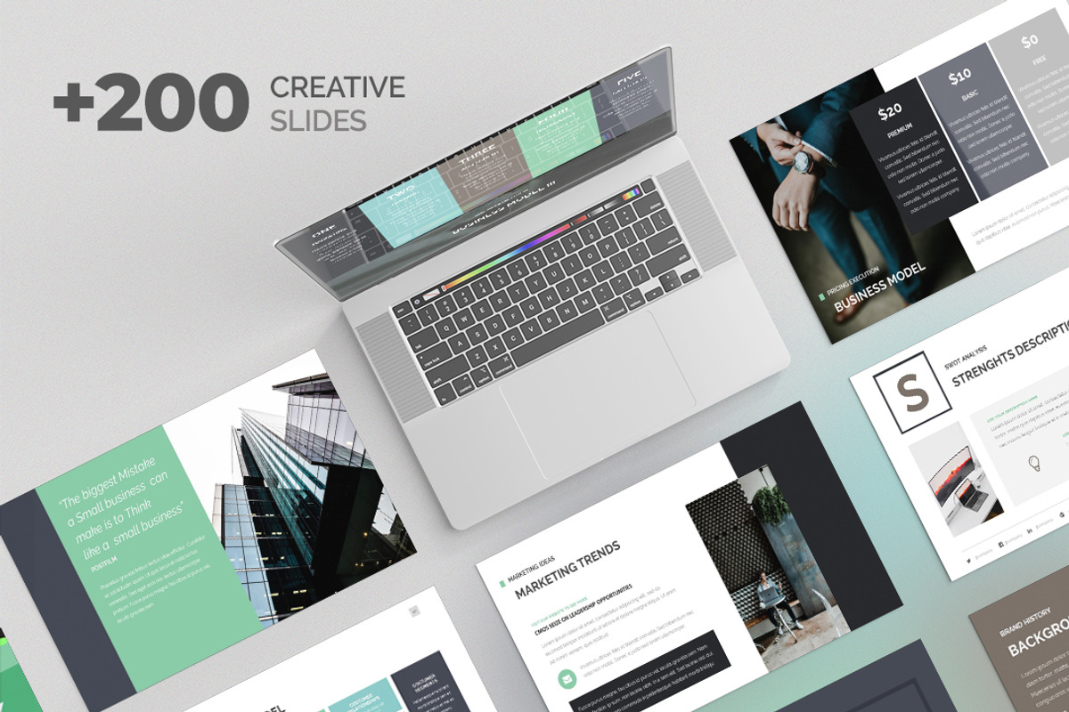 Complete Business Powerpoint Templat, a Presentation Template by Zacomic Studios (Photo 2 of 32)