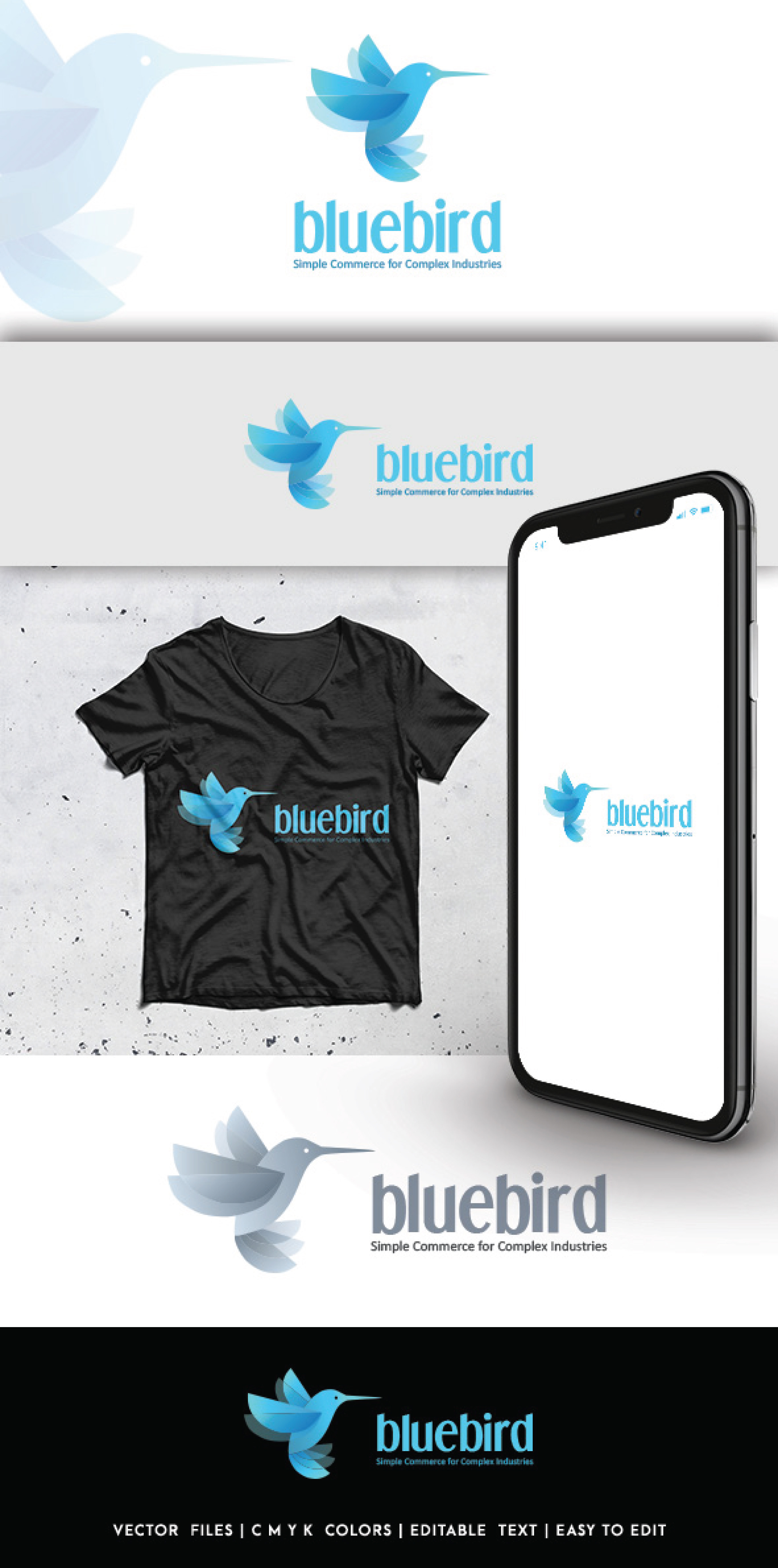 Blue Bird Premium Logo, a Branding & Logo Template by Graphicspixel
