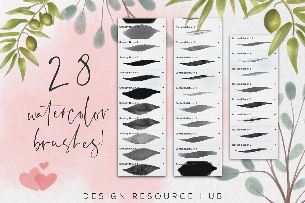 Procreate Watercolor Set - Brushes