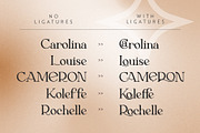 Offtime | Modern Ligature Serif Font, a Serif Font by Kandella's Art (Thumbnail 15 of 23)