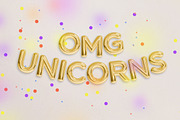 Foil Balloon Type, an Object Graphic by Design Assets (Thumbnail 6 of 7)
