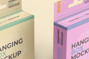 Hanging Box Mockups - 11 views, a Packaging Mockup by Illusiongraphic (Thumbnail 19 of 24)