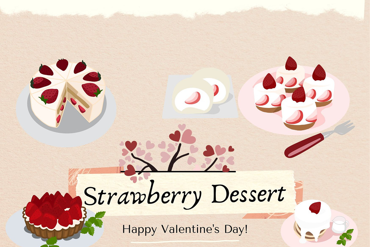 Strawberry Dessert, a Graphic by PKshop (Photo 2 of 3)