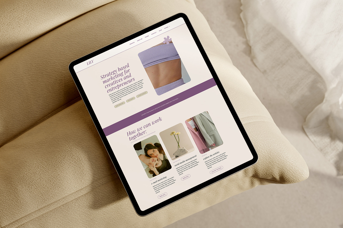 Modern WordPress Template for Small Businesses preview 3