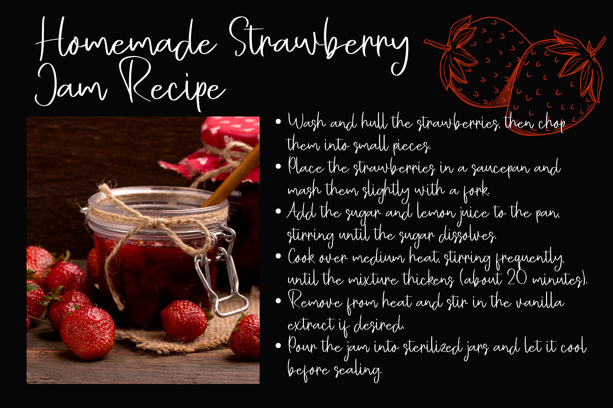 Spice Market, a Handwritten Font by BearyType Studio (Photo 6 of 8)