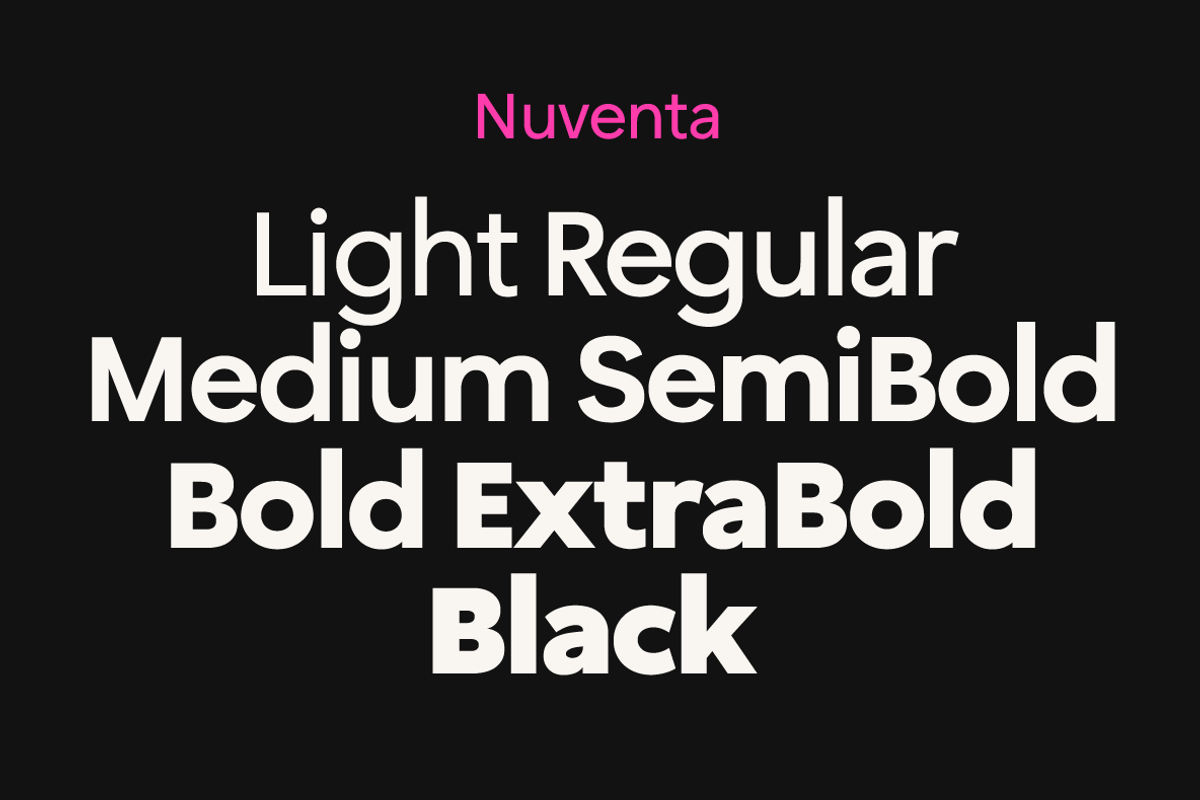 Nuventa - Humanist Geometric Fonts, a Sans Serif Font by Yukita Creative (Photo 3 of 11)