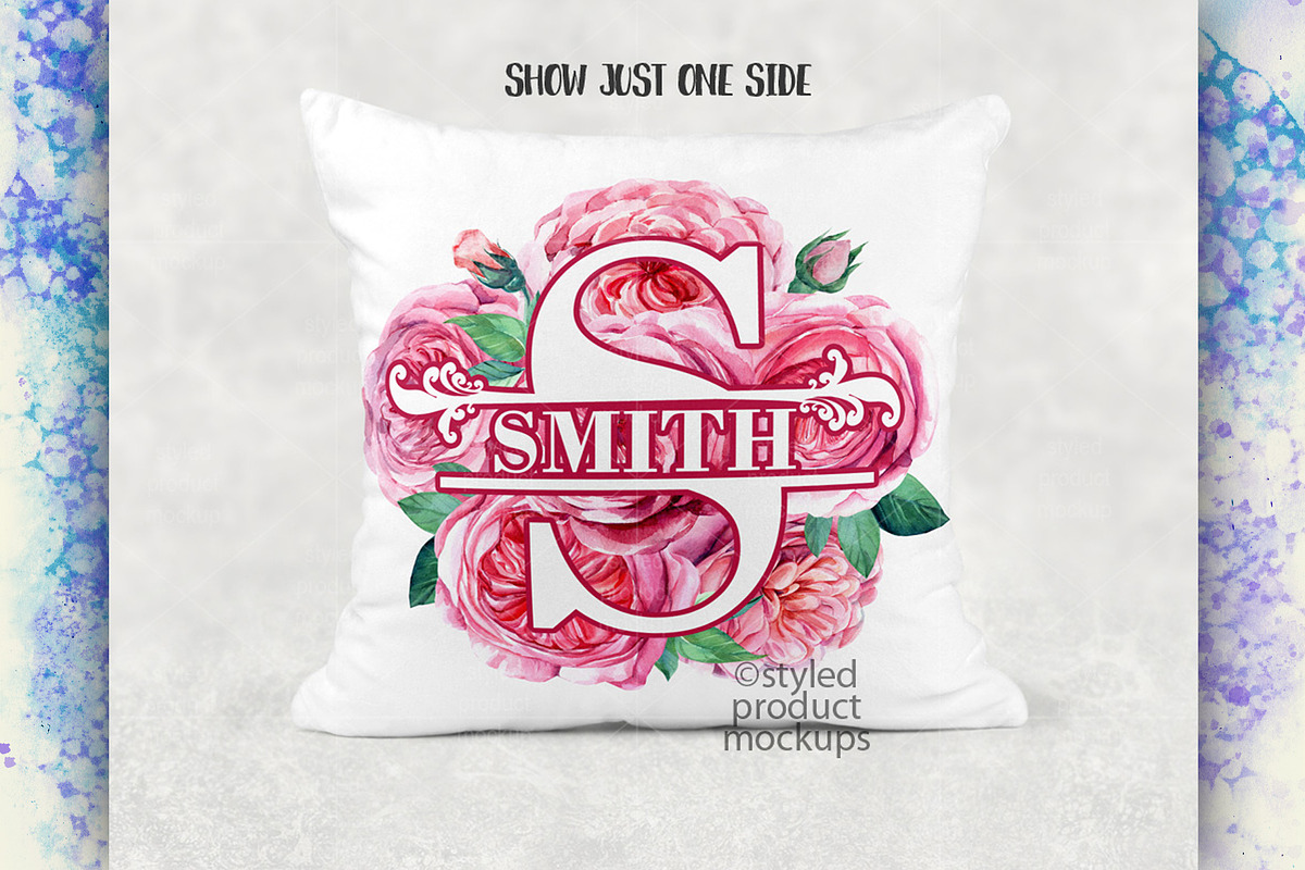 Sublimation plush pillow mockup, a Product Mockup by StyledProductMockups (Photo 4 of 4)