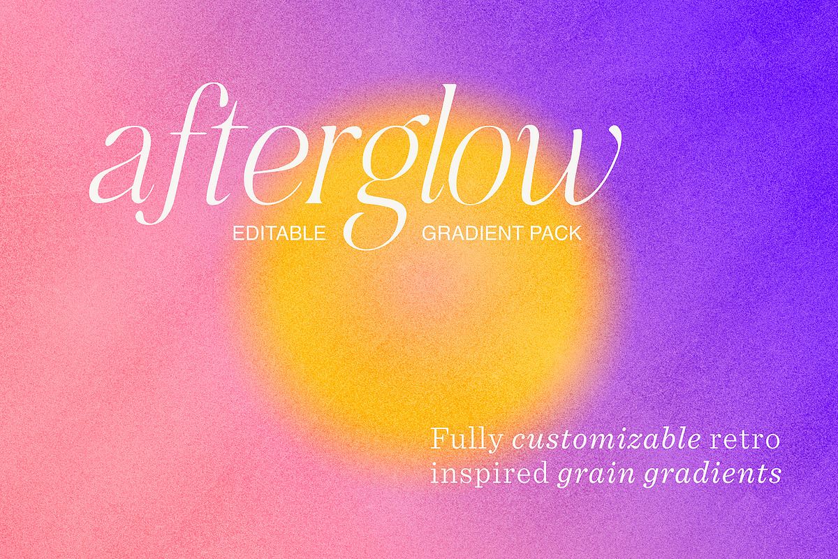 Afterglow Gradient Set, a Texture Graphic by Dylan Roop Design Co. (Photo 1 of 8)