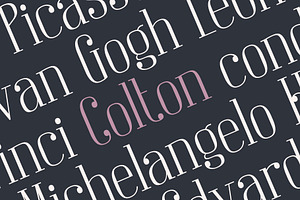 Colton Condensed Serif Font