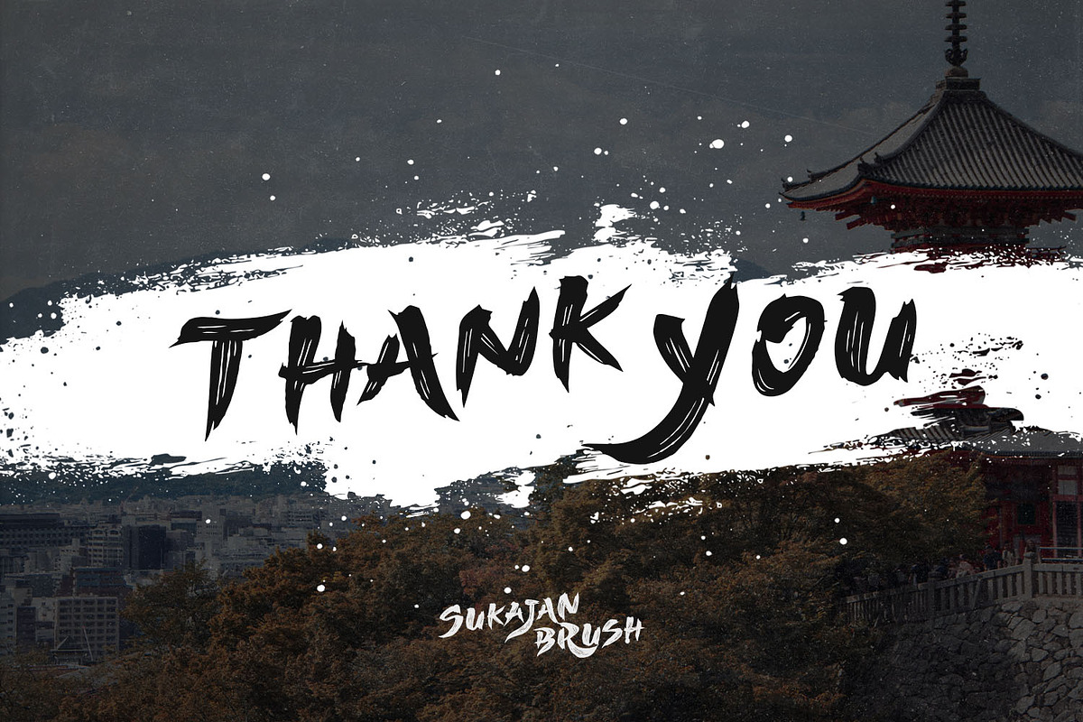 Sukajan Brush Font, a Script Font by tkzgraphic (Photo 9 of 9)