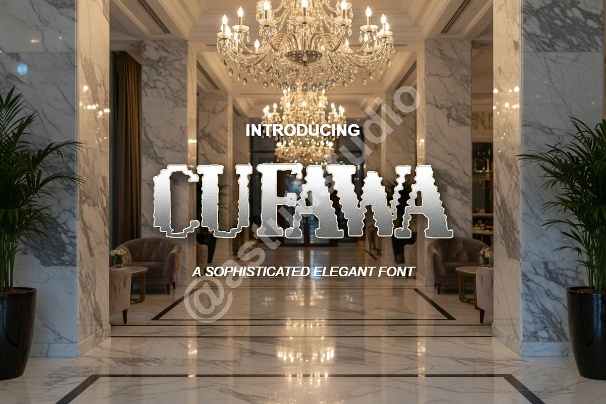 Cufawa | Elegant High-Contrast Serif, a Font by Astuti Studio (Photo 1 of 16)