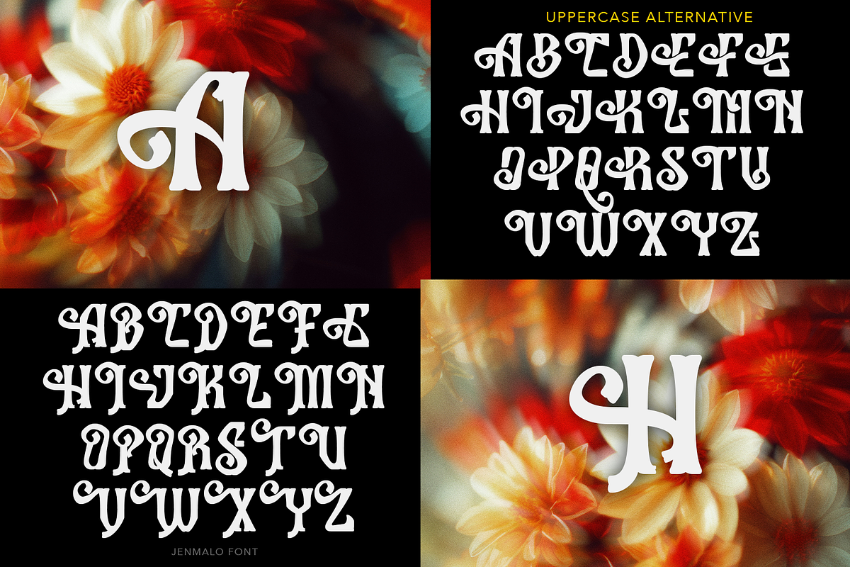 Jenmalo Display Font, a Blackletter Font by TypeClassHeroes (Photo 12 of 15)