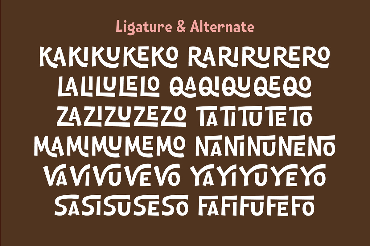 Kolton Monica - Playful Font, a Sans Serif Font by Grezline Studio (Photo 10 of 11)