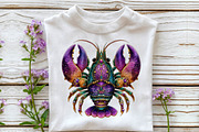 Crawfish Mardi Gras Watercolor Clipa, an Illustration by Sublimation Artist (Thumbnail 6 of 6)