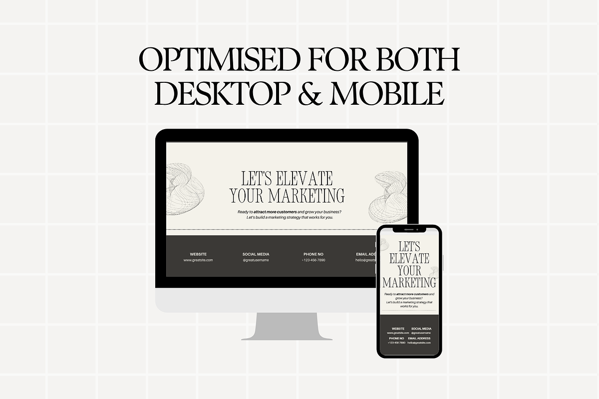 Portfolio Canva Website Template, a Landing Page Template by Anna Design Studio (Photo 6 of 8)