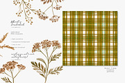 autumn botanical clipart collection, a Decorative Illustration by Patishop Art (Thumbnail 3 of 9)