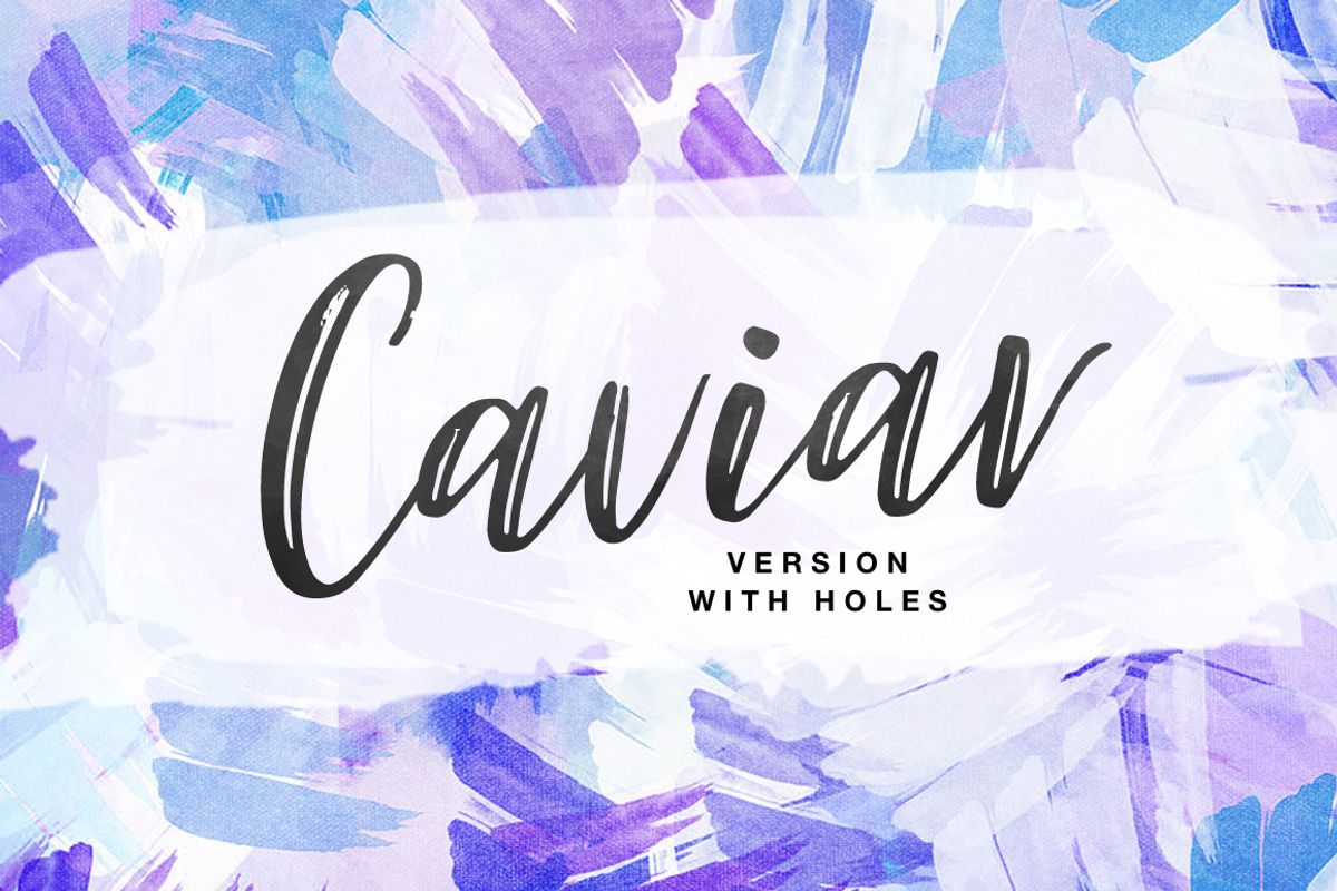 Caviar DUO font preview 6