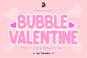 Bubble Valentine - Valentine Font, a Sans Serif Font by KiddoGlyphs Studio (Thumbnail 1 of 5)