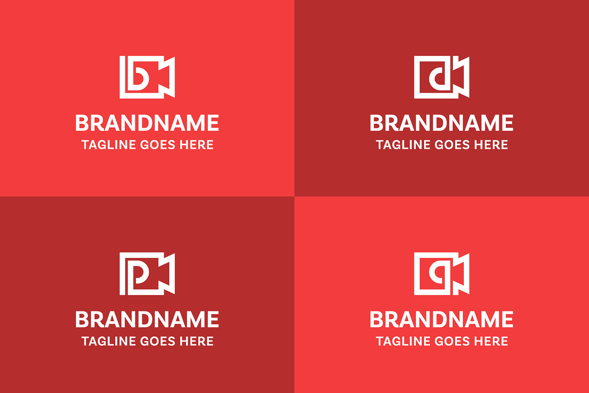 Letter B D P Q Video Camera Logo, a Branding & Logo Template by Pray Art Design Studio (Photo 2 of 2)